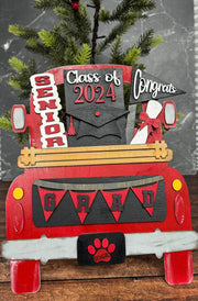 Graduate - Add On (12 inch Truck & Porch Gnome) Graduation Interchangeable Add On   