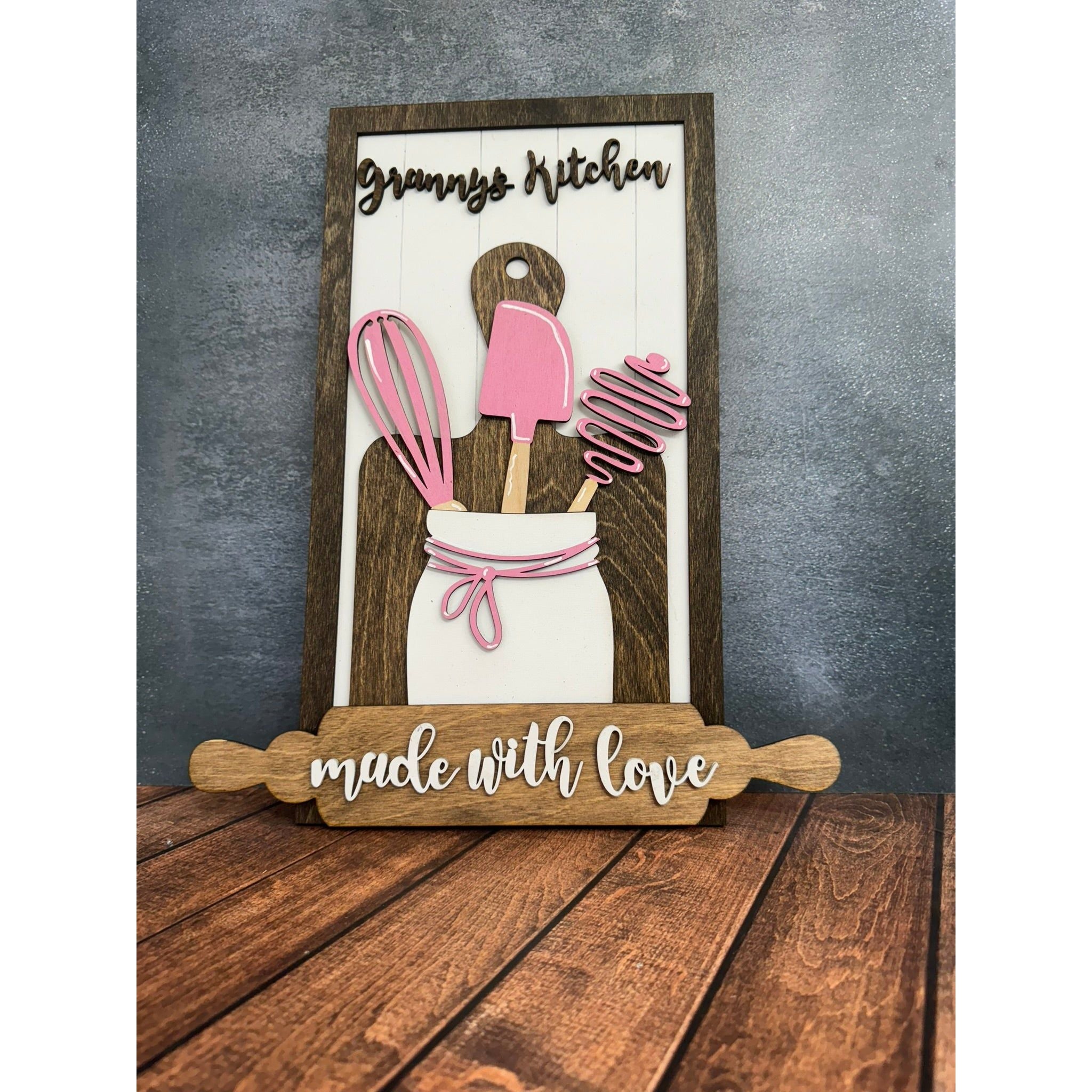 Kitchen Made with Love Kitchen Decor Pink - Granny  