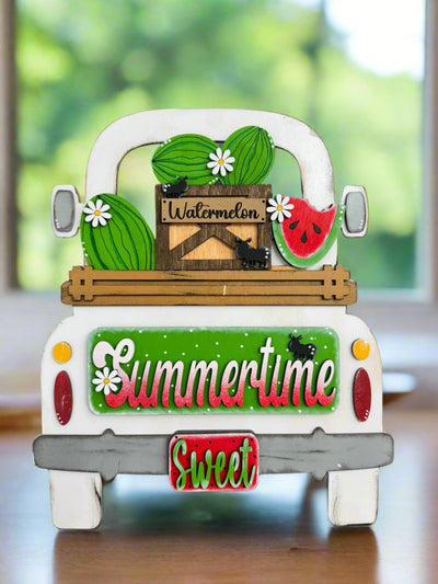 Summertime Watermelon Truck Interchangeable Add On with Truck  