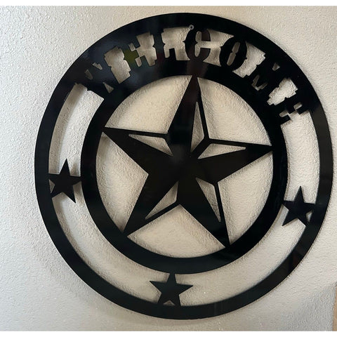 Welcome Star Wall Decor   