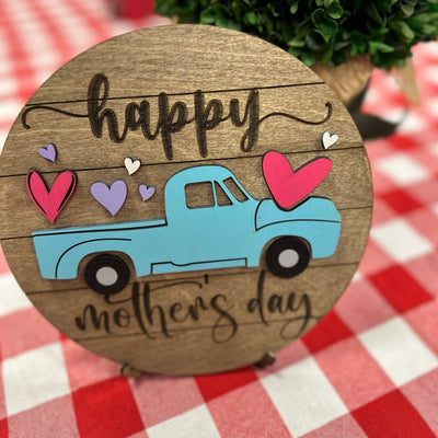 Happy Mother’s Day (Truck) Sign Table decor   