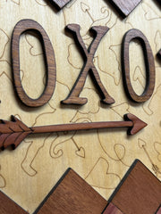 XOXO Multi Wood Sign