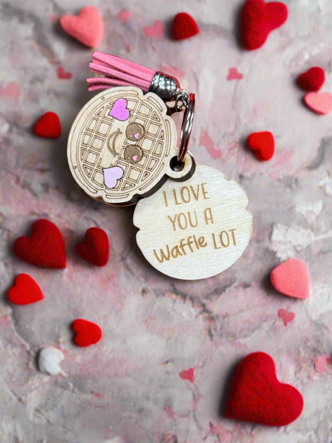 Valentine Key Chain Waffle