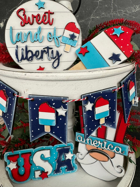 Sweet Land of Liberty Tiered Tray Tiered Tray   