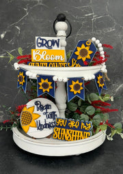 Sunflower Tiered Tray Tiered Tray   