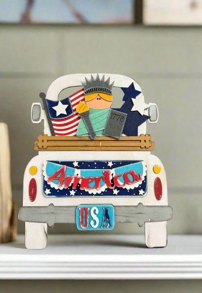 Lady Liberty Truck Interchangeable Add On with Truck  