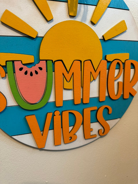 Summer Vibes Summer Hanger   