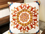 Embroidered Monogram Pillow    