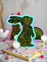 Pastel Moss Bunny Friends - Cute Spring Easter Decor for Home & Holiday Celebrations