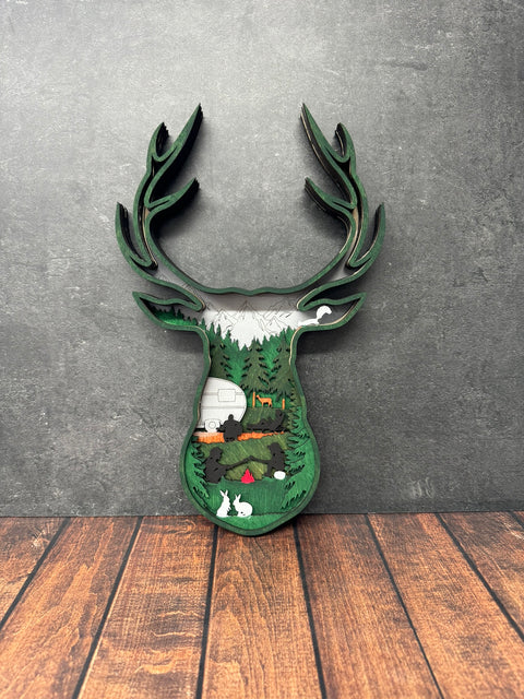 Deer Head 3D Hnager 3D Hanger   