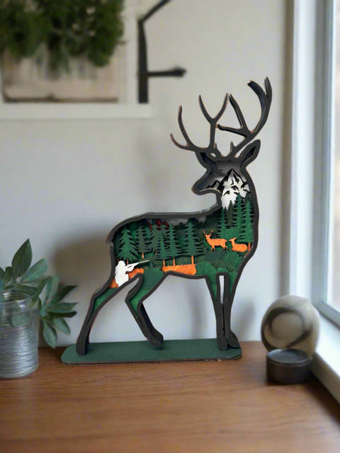 Deer 3D Shelf Sitter 3D Shelf Sitter   