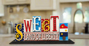 Patriotic Word Stacker Patriotic Shelf Sitter Sweet  