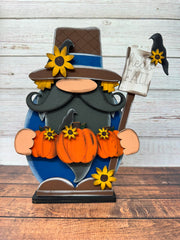 Fall Scarecrow Gnome    