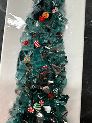 Candy Cane Christmas Tree Resin Frame Resin   