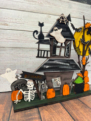 Haunted Halloween House Halloween Decor   