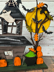 Haunted Halloween House Halloween Decor   