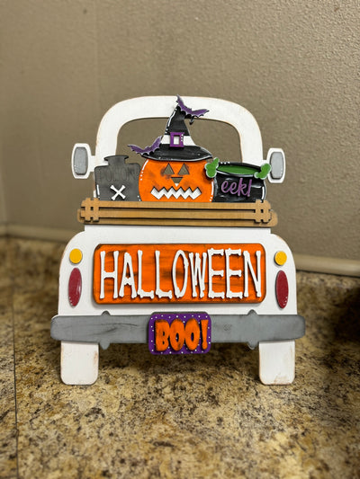 Halloween Pumpkin Truck Interchangeable Add On with Truck  