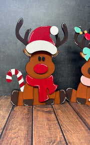 Jolly & Holly the Reindeers Christmas Shelf Sitter   