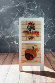 Fall Leaning Sandwich Board Tiles Interchangeable Leaning Sandwich Boards   