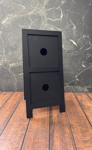 Leaning Sandwich Boards Interchangeable Leaning Sandwich Boards 2 tile board - Black  