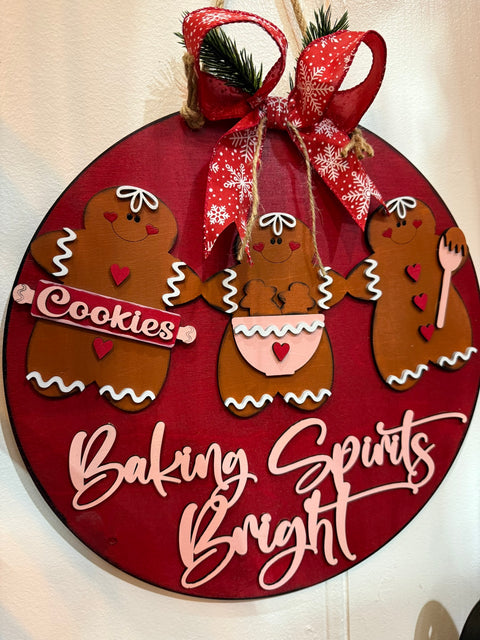 Baking Spirits Bright Door Hanger (Copy)    