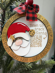 Santa Tracker Ornaments  Santa  