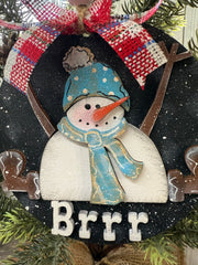 Setting Snowman Ornament    