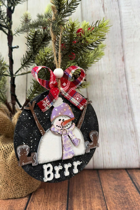 Setting Snowman Ornament    