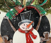 Setting Snowman Ornament    