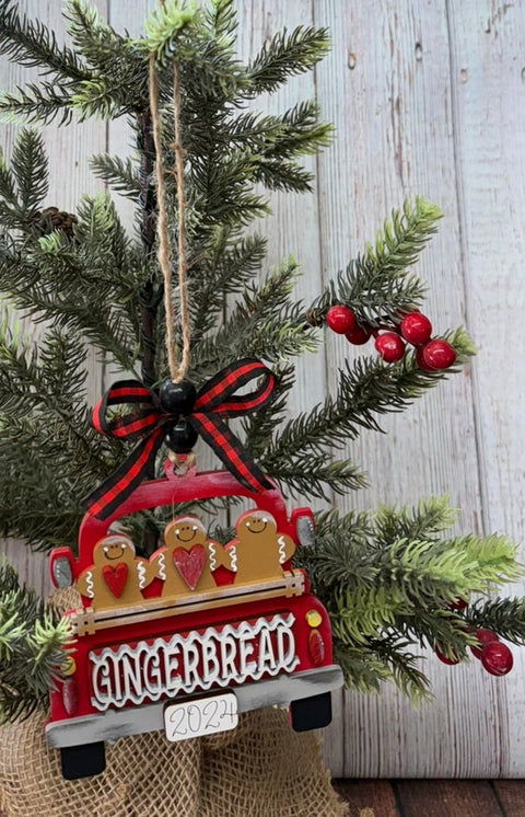 Farmhouse Truck Ornament Christmas Ornament   