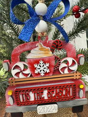 Farmhouse Truck Ornament Christmas Ornament   