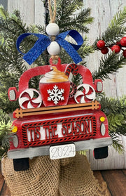 Farmhouse Truck Ornament Christmas Ornament Tis The Season  