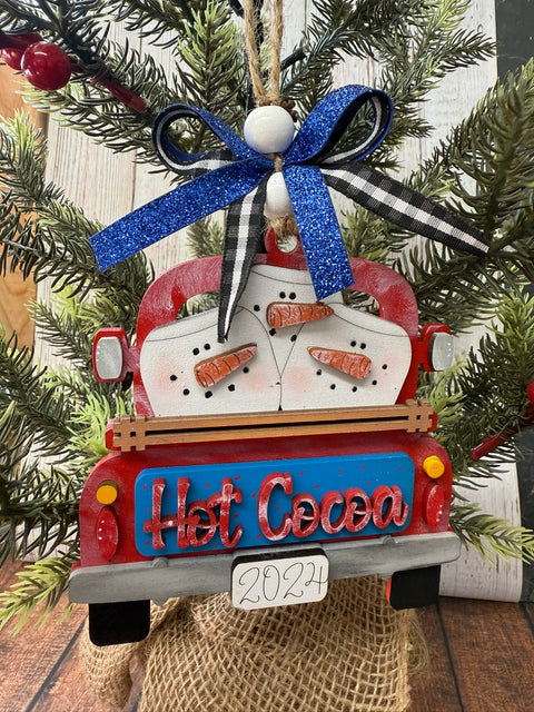 Farmhouse Truck Ornament Christmas Ornament   