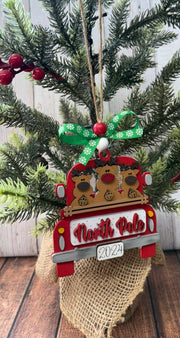 Farmhouse Truck Ornament Christmas Ornament   