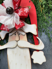 Primitive Santa Door Hanger    