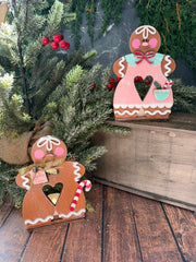 Gingerbread Boy & Girl Votive    