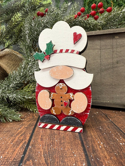 Gingerbread Baker Mini Gnome    