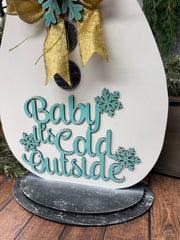 Snowman Baby it’s Cold Outside Christmas Shelf Sitter   