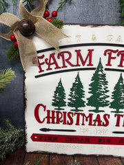 Farm Fresh Christmas Trees Christmas Wall Décor   