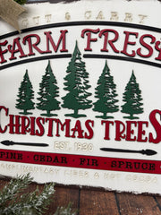 Farm Fresh Christmas Trees Christmas Wall Décor   