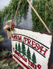 Farm Fresh Christmas Trees Christmas Wall Décor   