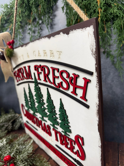 Farm Fresh Christmas Trees Christmas Wall Décor   