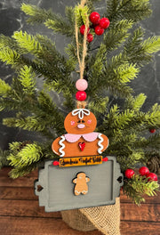 Grandma's Perfect Batch Cookie Sheet Ornament  1 Mini Gingerbread  