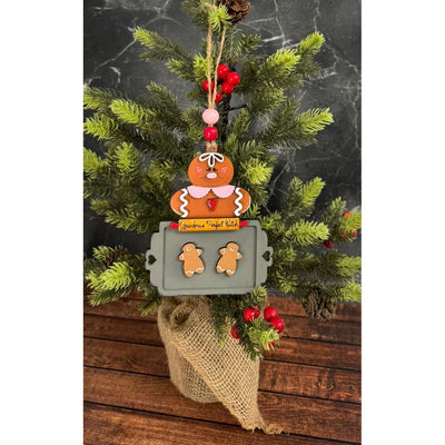 Grandma's Perfect Batch Cookie Sheet Ornament  2 Mini Gingerbread  