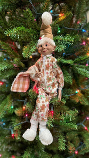 RAZ - 16" GINGERBREAD DREAMS ELF