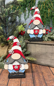 Hot Cocoa Gnome Christmas Shelf Sitter