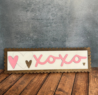 XOXO Sign Valentine Wall Decor   