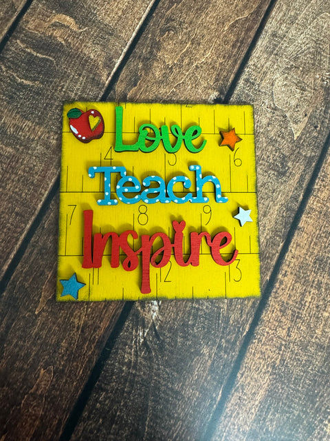 Teacher Leaning Sandwich Board Tiles Interchangeable Leaning Sandwich Boards Love Teach Inspire  