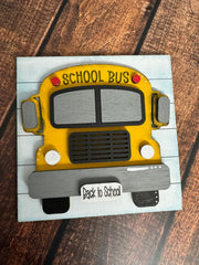 Teacher Leaning Sandwich Board Tiles Interchangeable Leaning Sandwich Boards School Bus  