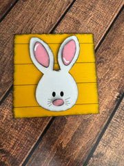 Mini Easter Leaning Sandwich Board Tiles Interchangeable Leaning Sandwich Boards Bunny  